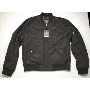 Fossa Apparel #1518 Wingover Bomber‎ Jacket Mens Black Size 2XL NWT with Logo